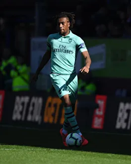 Burnley V Arsenal 2018-19 Prints: Alex Iwobi in Action: Arsenal vs Burnley (2018-19)