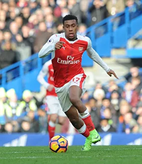 Chelsea V Arsenal 2016-17 Prints: Alex Iwobi in Action: Arsenal vs Chelsea, Premier League 2016-17
