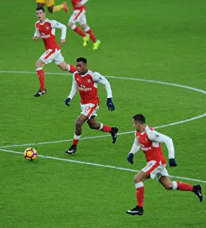 Arsenal V Crystal Palace 2016-17 Prints: Alex Iwobi in Action: Arsenal vs. Crystal Palace, Premier League 2016-17