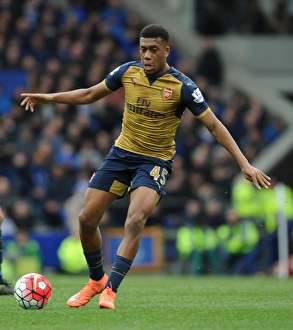 Everton V Arsenal 2015-16 Prints: Alex Iwobi in Action: Arsenal vs. Everton, Premier League 2015-16