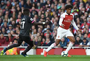 Arsenal V Everton 2018-19 Prints: Alex Iwobi in Action: Arsenal vs. Everton, Premier League 2018-19
