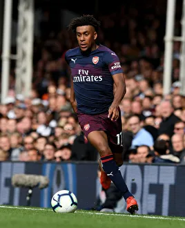 Fulham V Arsenal 2018-19 Prints: Alex Iwobi in Action: Arsenal vs Fulham, Premier League 2018-19
