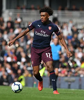 Fulham V Arsenal 2018-19 Prints: Alex Iwobi in Action: Arsenal vs Fulham, Premier League 2018-19