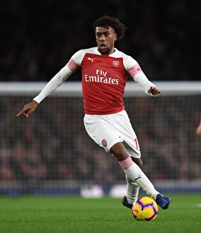 Arsenal v Huddersfield Town - 2018-19 Collection: Alex Iwobi in Action: Arsenal vs Huddersfield Town, Premier League 2018-19