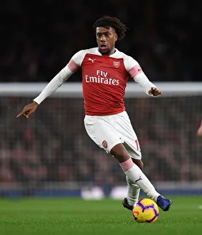 Alex Iwobi in Action: Arsenal vs Huddersfield Town, Premier League 2018-19