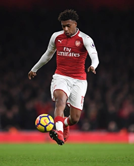 Arsenal V Liverpool 2017-18 Prints: Alex Iwobi in Action: Arsenal vs. Liverpool, Premier League 2017-18