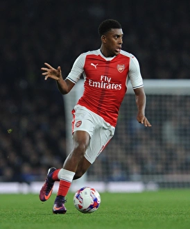 Arsenal V Reading EFL Cup 2016-17 Prints: Alex Iwobi in Action: Arsenal vs Reading, EFL Cup 2016-17