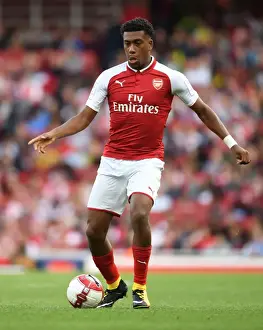 Arsenal V Seville - Emirates Cup 2017-18 Prints: Alex Iwobi in Action: Arsenal vs Sevilla FC - Emirates Cup 2017-18