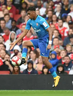 Alex Iwobi in Action: Arsenal vs SL Benfica - Emirates Cup 2017-18