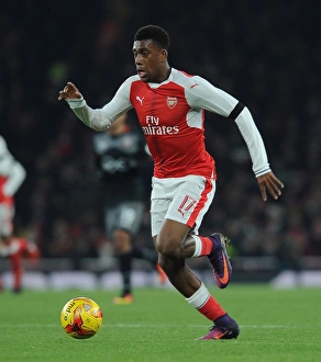 Arsenal V Southampton EFL Cup 2016-17 Prints: Alex Iwobi in Action: Arsenal vs Southampton, EFL Cup Quarter-Final