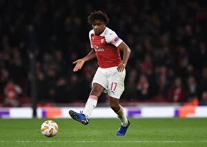 Images Dated 8th November 2018: Alex Iwobi in Action: Arsenal vs. Sporting CP, UEFA Europa League 2018-19