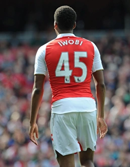 Alex Iwobi in Action: Arsenal vs. Watford, Premier League 2015-16