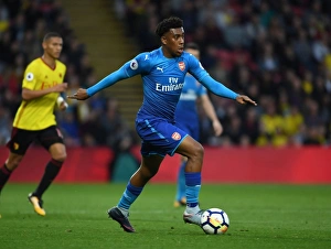 Watford V Arsenal 2017-18 Prints: Alex Iwobi in Action: Arsenal vs Watford, Premier League 2017-18