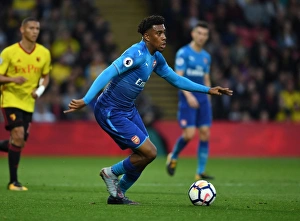 Watford V Arsenal 2017-18 Prints: Alex Iwobi in Action: Arsenal vs. Watford, Premier League 2017-18
