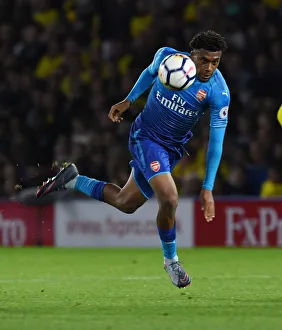 Watford V Arsenal 2017-18 Prints: Alex Iwobi in Action: Arsenal vs. Watford, Premier League 2017-18