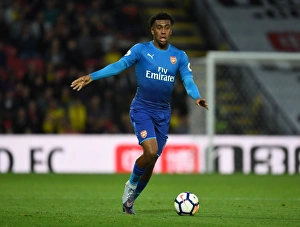 Watford V Arsenal 2017-18 Prints: Alex Iwobi in Action: Arsenal vs. Watford, Premier League 2017-18