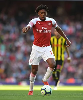 Alex Iwobi in Action: Arsenal vs. Watford, Premier League 2018-19