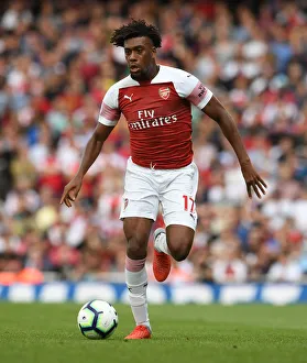 Arsenal V West Ham United 2018-19 Prints: Alex Iwobi in Action: Arsenal vs. West Ham United, Premier League 2018-19