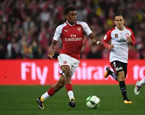 Sydney Western Wanderers V Arsenal 2017-18 Prints: Alex Iwobi in Action: Arsenal vs. Western Sydney Wanderers, Sydney 2017