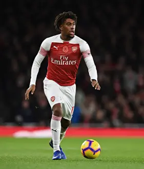 Arsenal V Wolverhampton Wanderers 2018-19 Prints: Alex Iwobi in Action: Arsenal vs. Wolverhampton Wanderers, Premier League 2018-19