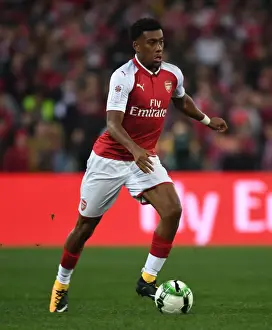 Sydney Western Wanderers V Arsenal 2017-18 Prints: Alex Iwobi: In Action for Arsenal Against Western Sydney Wanderers (2017-18)