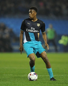 Sheffield Wednesday V Arsenal - Capital One Cup 2015-16 Prints: Alex Iwobi in Action: Arsenal's Win Against Sheffield Wednesday in the Capital One Cup 2015-16