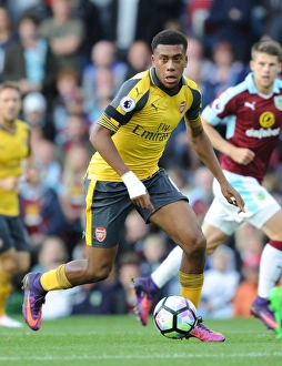 Burnley V Arsenal 2016-17 Prints: Alex Iwobi in Action: Burnley vs Arsenal, Premier League 2016-17