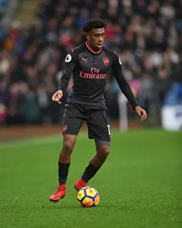 Burnley V Arsenal 2017-18 Prints: Alex Iwobi in Action: Burnley vs Arsenal, Premier League 2017-18