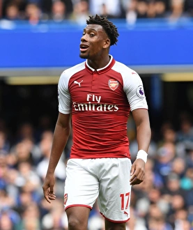 Alex Iwobi in Action: Chelsea vs Arsenal, Premier League 2017-18