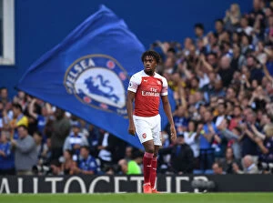 Chelsea v Arsenal 2018-19 Collection: Alex Iwobi in Action: Chelsea vs. Arsenal, Premier League 2018-19