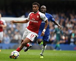 Images Dated 17th September 2017: Alex Iwobi in Action: Chelsea vs Arsenal Premier League Clash (2017-18)