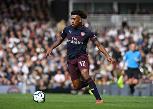 Fulham V Arsenal 2018-19 Prints: Alex Iwobi in Action: Fulham vs. Arsenal, Premier League 2018-19