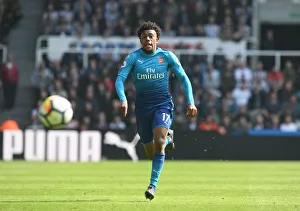 Newcastle United V Arsenal 2017-18 Prints: Alex Iwobi in Action: Newcastle United vs Arsenal, Premier League 2017-18