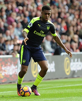 Sunderland V Arsenal 2016-17 Prints: Alex Iwobi in Action: Sunderland vs Arsenal, Premier League 2016-17