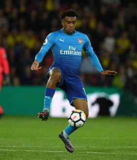 Watford V Arsenal 2017-18 Prints: Alex Iwobi in Action: Watford vs Arsenal, Premier League 2017-18
