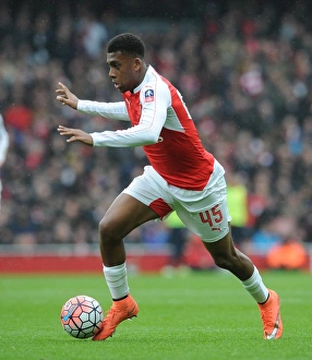 Alex Iwobi (Arsenal). Arsenal 0: 0 Hull City. FA Cup 5th Round. Emirates Stadium, 20 / 2 / 16