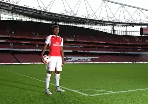 Alex Iwobi (Arsenal). Arsenal 1st Team Photcall and Training Session. Emirates Stadium