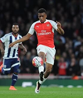Images Dated 21st April 2016: Alex Iwobi (Arsenal). Arsenal 2: 0 West Bromwich Albion