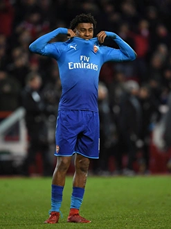 Nottingham Forest V Arsenal FA Cup 3rd Round 2017-18 Prints: Alex Iwobi: Arsenal's FA Cup Triumph over Nottingham Forest