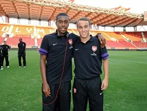 Images Dated 12th September 2012: Alex Iwobi and Austin Lipman (Arsenal). Olympiacos U19 2: 0 Arsenal U19