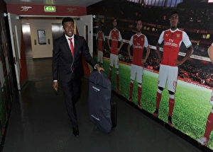 Arsenal V Middlesbrough 2016-17 Prints: Alex Iwobi Focuses Ahead of Arsenal vs. Middlesbrough, 2016-17 Premier League