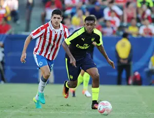Arsenal V Chivas 2016-17 Prints: Alex Iwobi Outsmarts Opponent: Arsenal's Pre-Season Win over Chivas