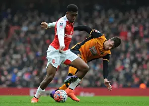 Arsenal V Hull City - FA Cup 2015-16 Prints: Alex Iwobi Outsmarts Ryan Taylor: Arsenal's FA Cup Victory Moment