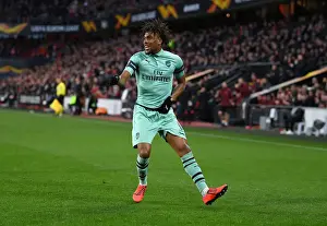 Stade Rennes V Arsenal 2018-19 Prints: Alex Iwobi Scores in Arsenal's Europa League Victory over Stade Rennais