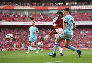 Arsenal V Burnley 2017-18 Prints: Alex Iwobi Scores Arsenal's Fourth Goal Against Burnley (May 2018)
