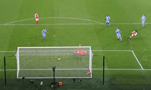 Arsenal V Stoke City 2016-17 Prints: Alex Iwobi Scores Arsenal's Third Goal Against Stoke City (2016-17)
