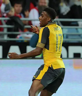 Viking FK V Arsenal 2016-17 Prints: Alex Iwobi Scores First Goal for Arsenal: Viking FK vs Arsenal (2016-17)