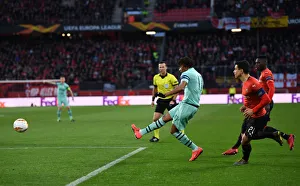 Stade Rennes V Arsenal 2018-19 Prints: Alex Iwobi Scores the Lone Goal: Stade Rennais vs