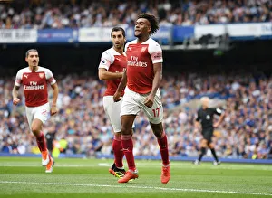 Chelsea V Arsenal 2018-19 Prints: Alex Iwobi Scores the Second: Chelsea vs. Arsenal, Premier League 2018-19