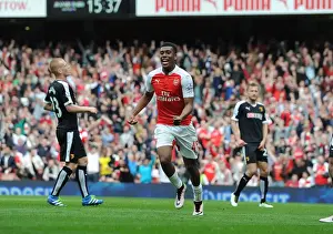 Alex Iwobi Scores His Second Goal: Arsenal's Victory Against Watford (April 2016)
